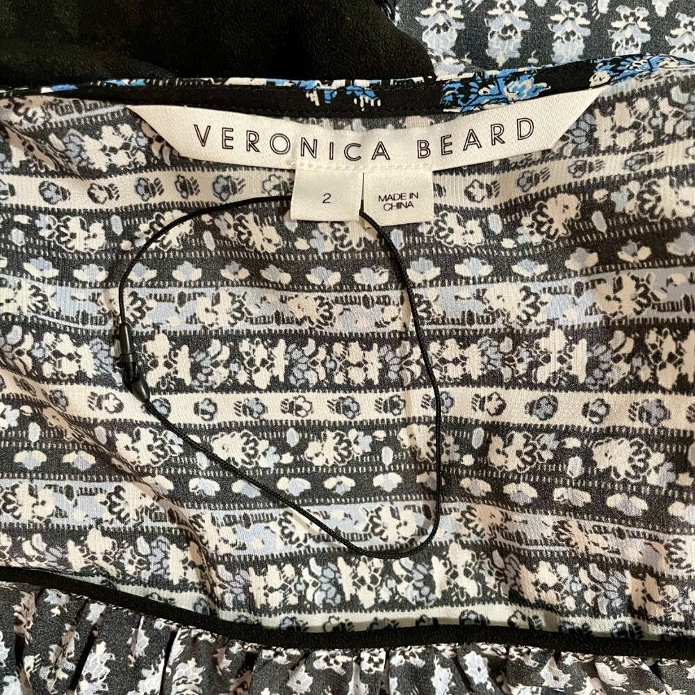 Veronica Beard Zaria ruched silk mini dress new! - Picture 5 of 10